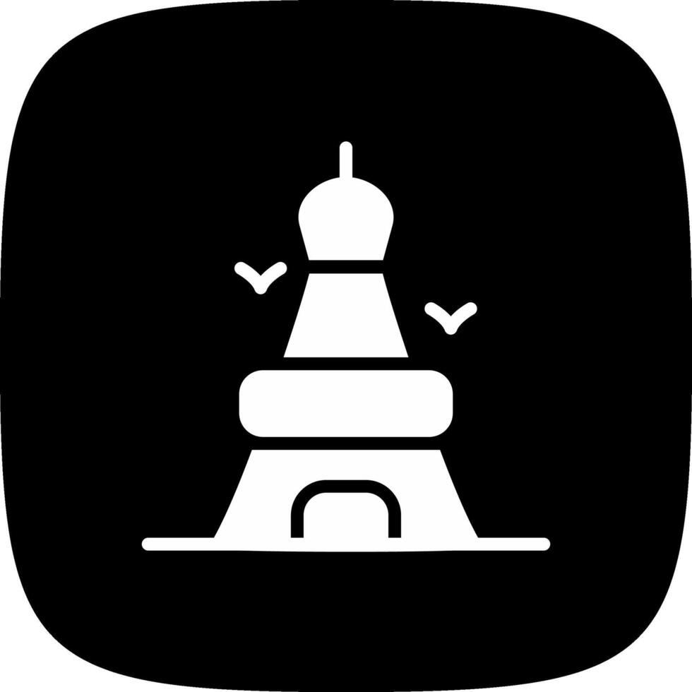 eiffel toren creatief icoon ontwerp vector