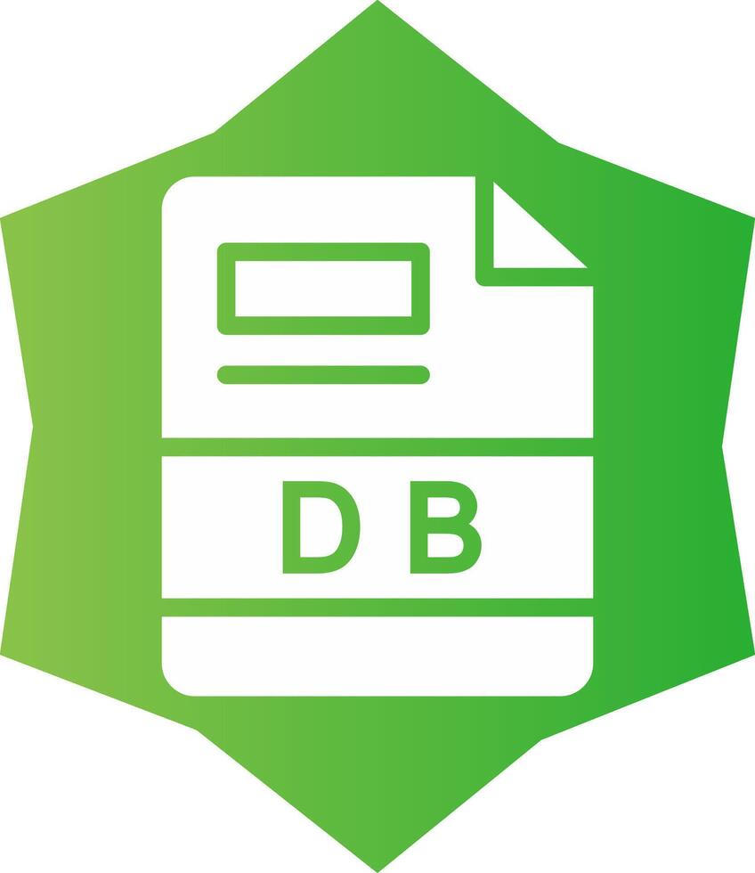 db creatief icoon ontwerp vector