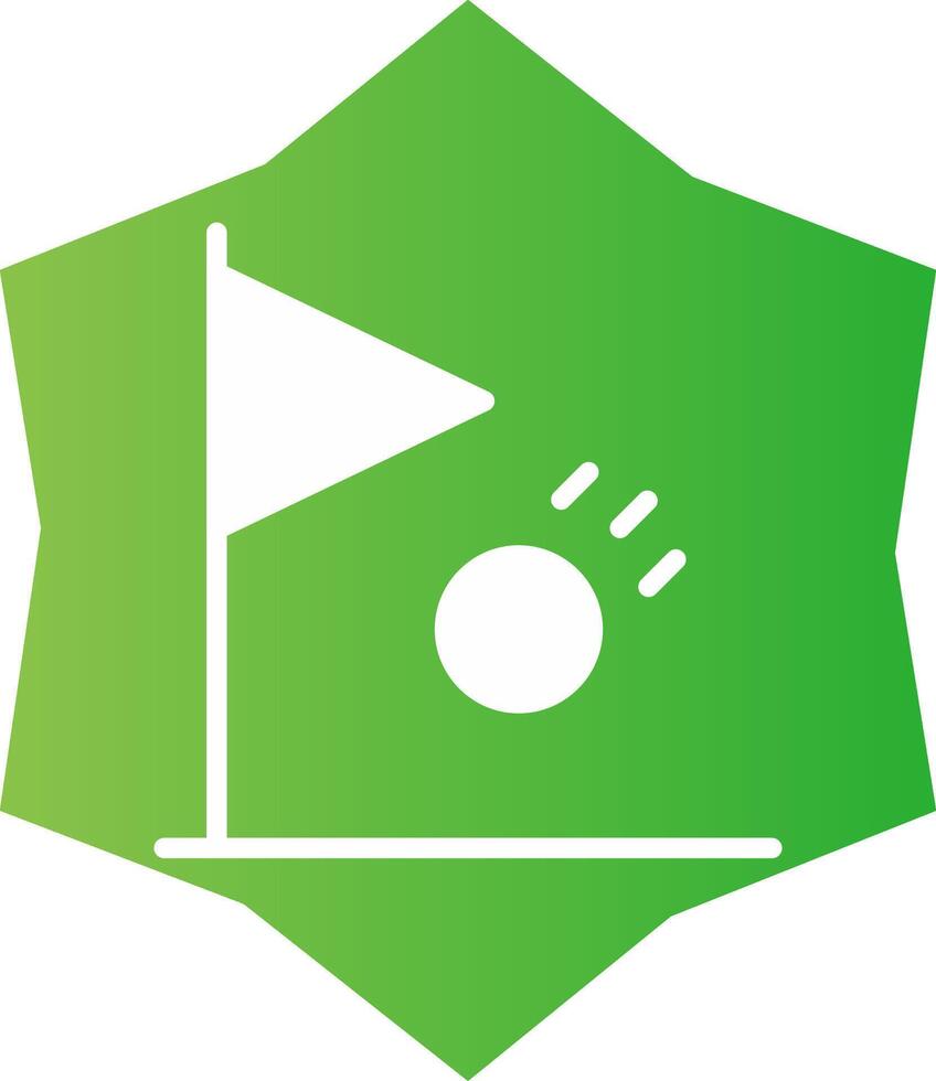 golf creatief icoon ontwerp vector