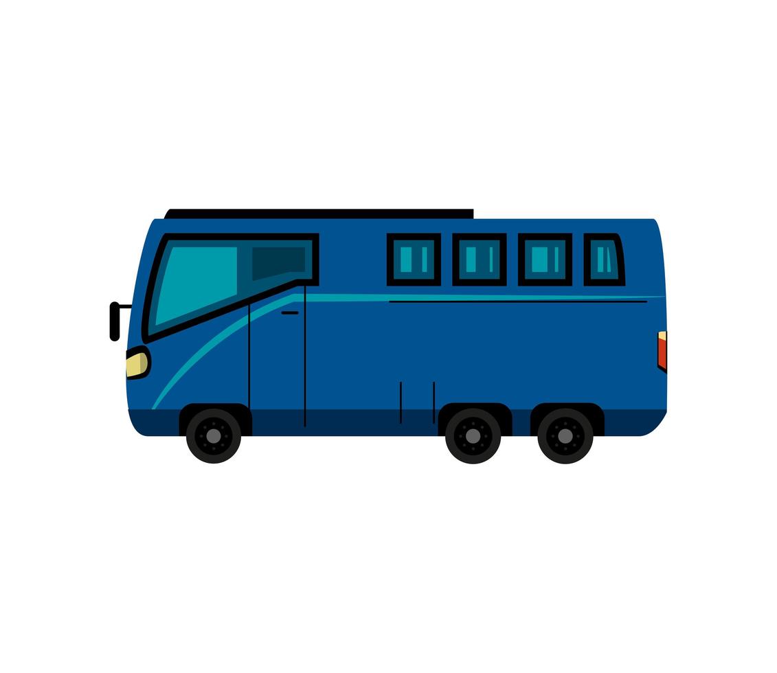 moderne caravan camping vector