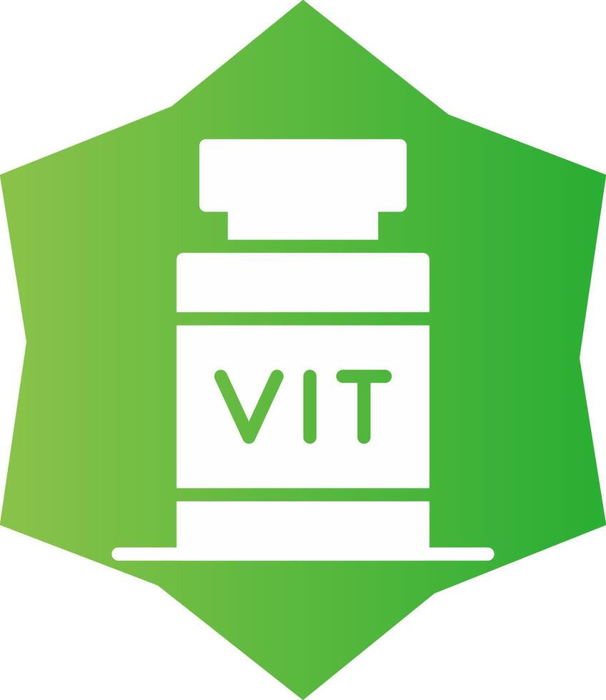 vitamine creatief icoon ontwerp vector