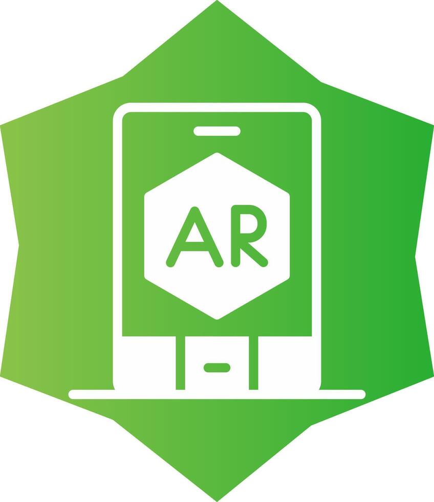 ar app creatief icoon ontwerp vector