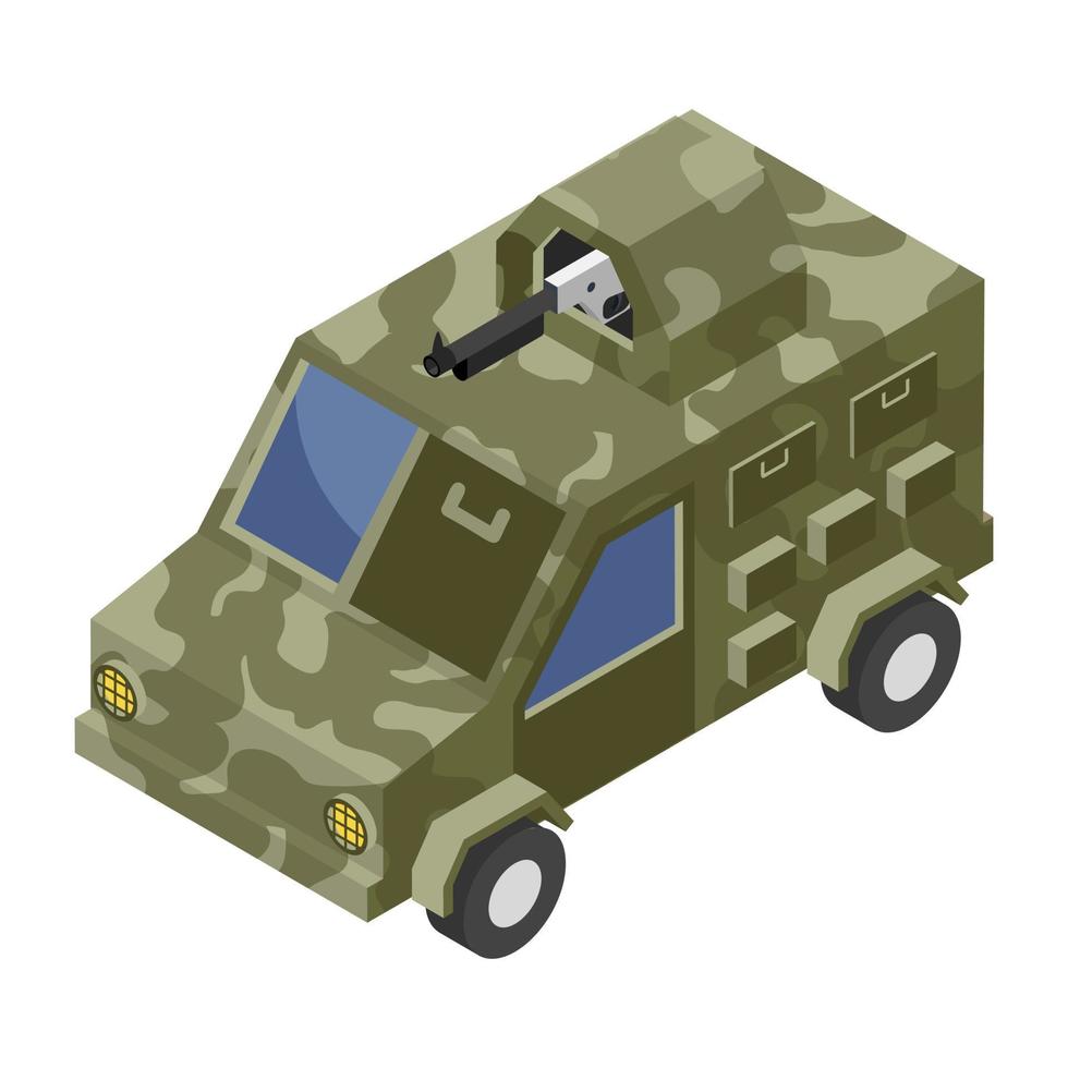 militaire jeepconcepten vector