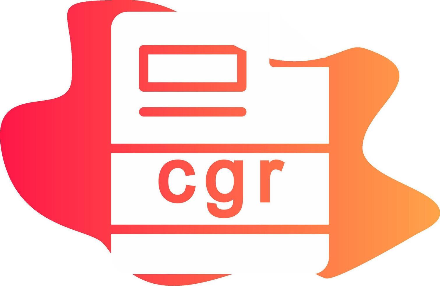 cgr creatief icoon ontwerp vector