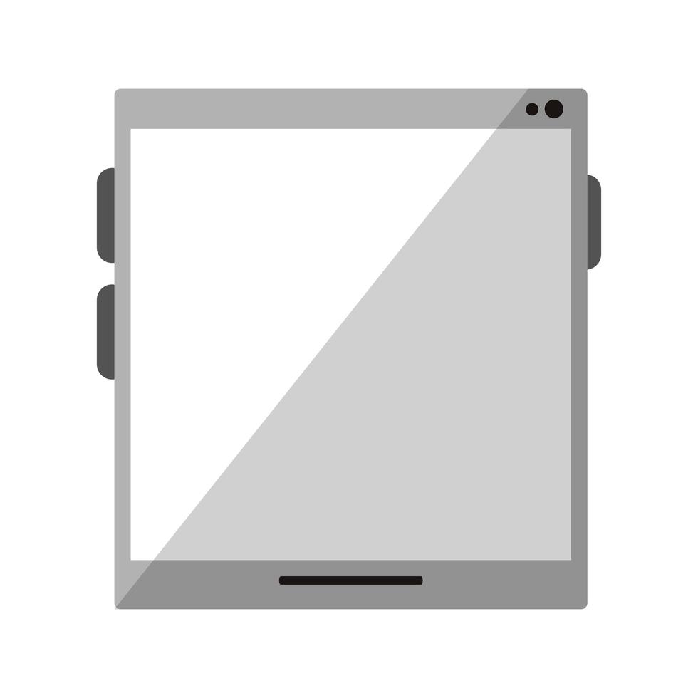 tablet pictogram cartoon vector