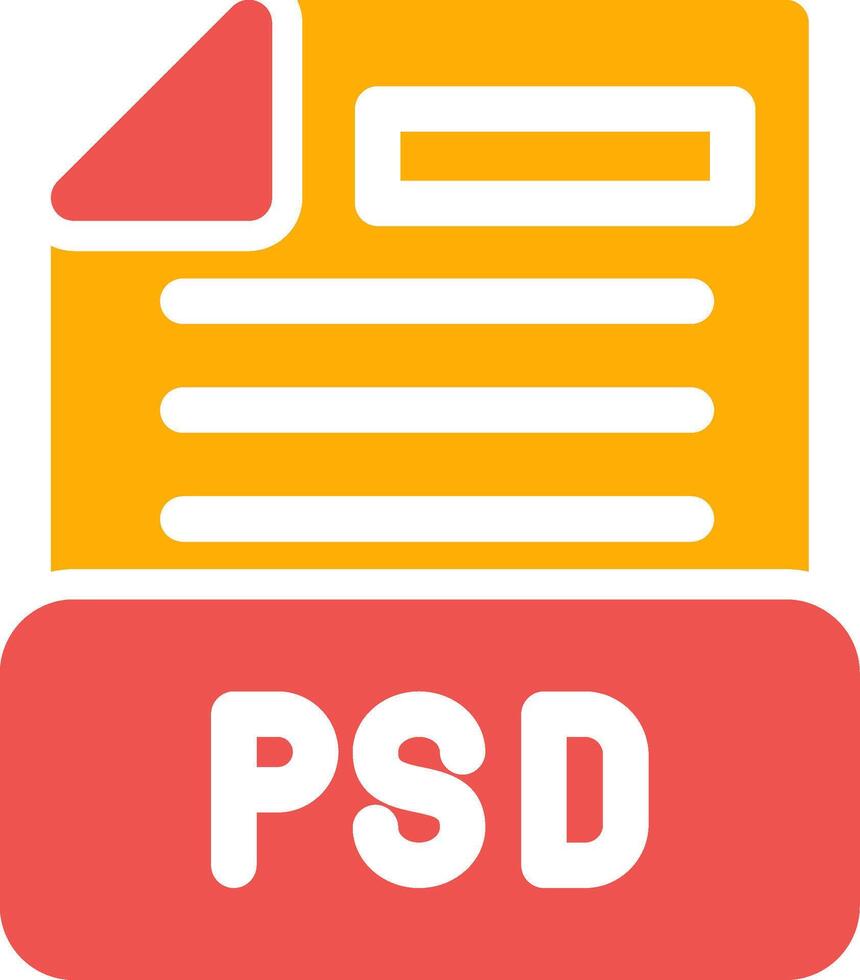 psd het dossier creatief icoon ontwerp vector