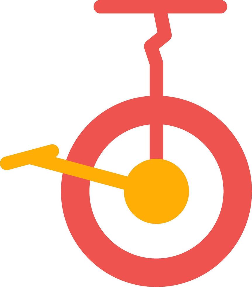 circus fiets creatief icoon ontwerp vector