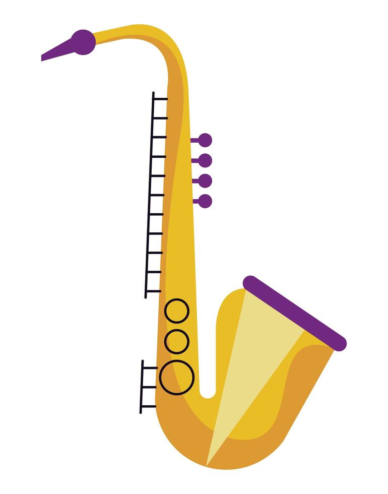 saxofoon muziekinstrument vector