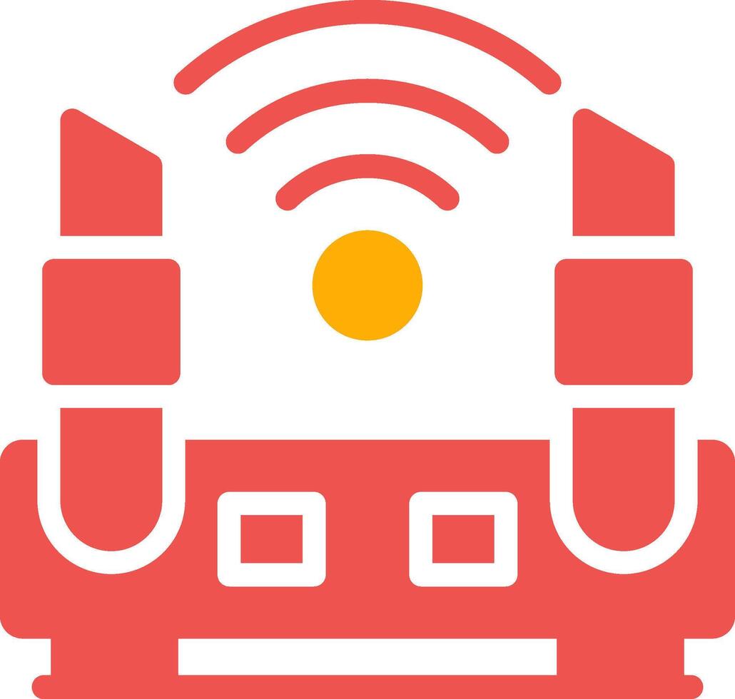 Wifi router creatief icoon ontwerp vector