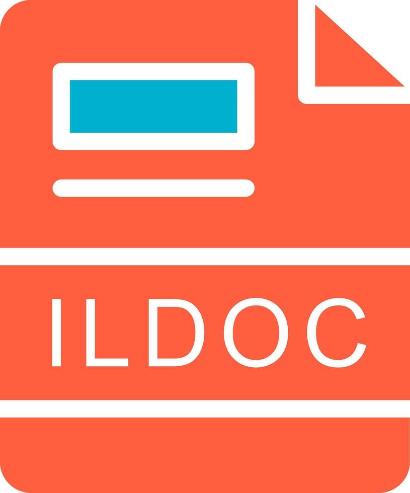 ildoc creatief icoon ontwerp vector