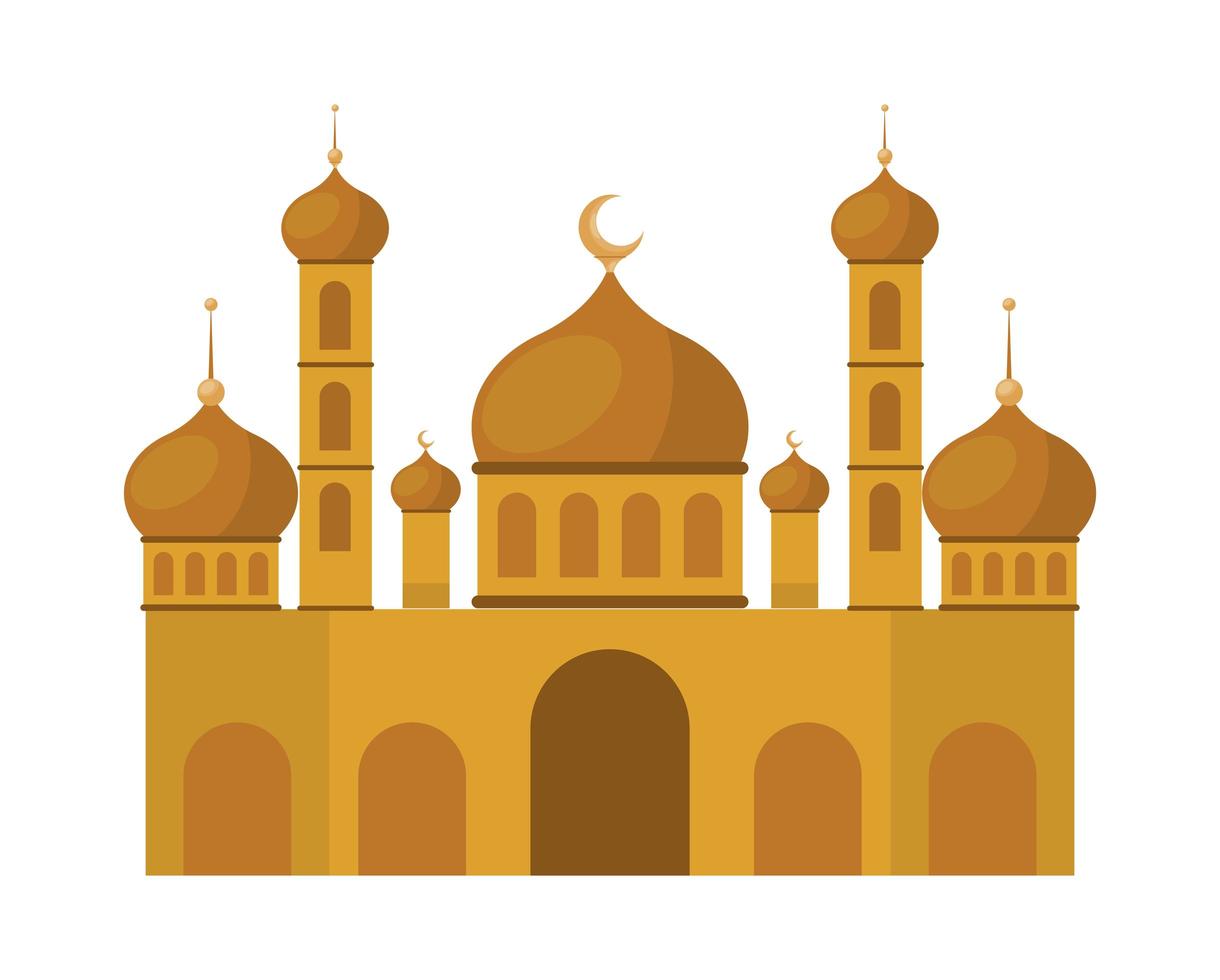 gouden taj mahal vector