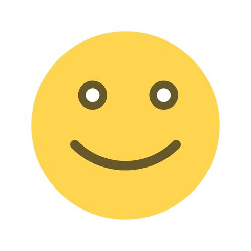 Gelukkig Emoticon Vector Icon