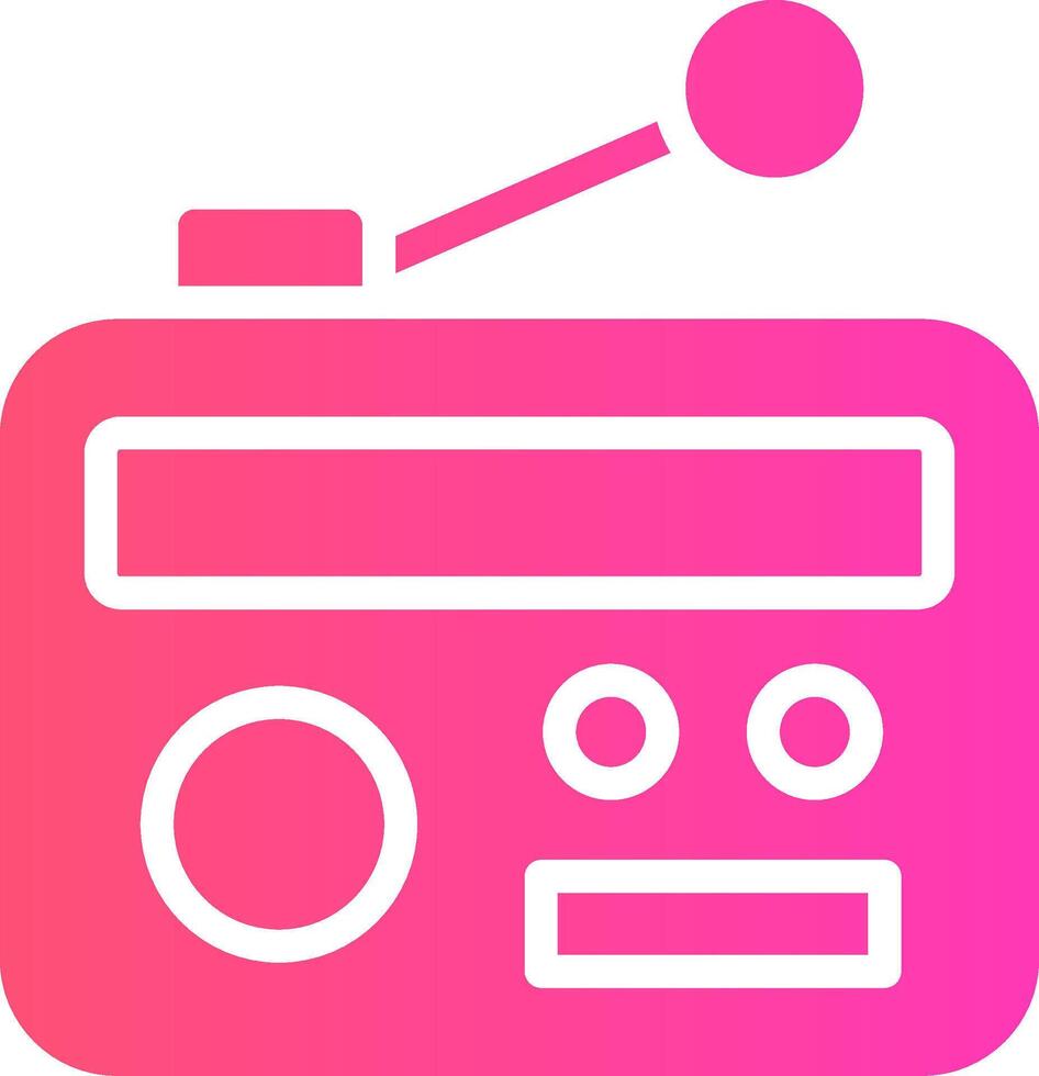 radio creatief icoon ontwerp vector