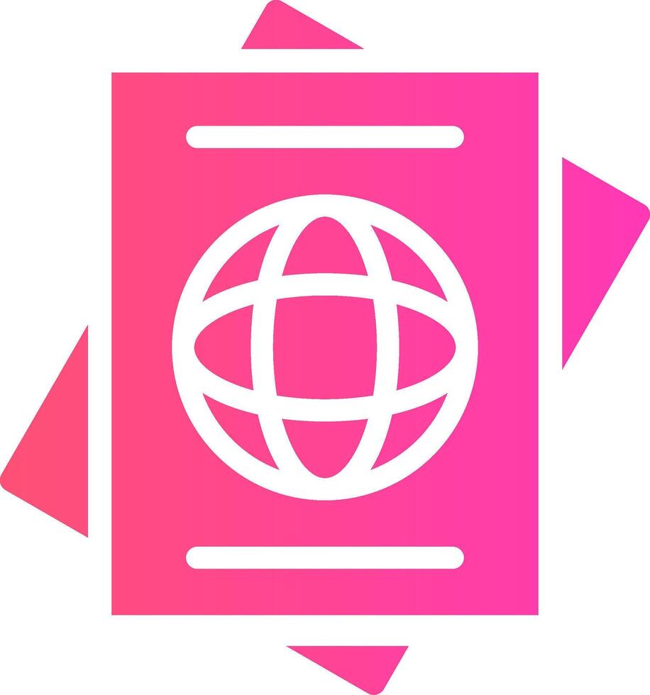 paspoort creatief icoon ontwerp vector