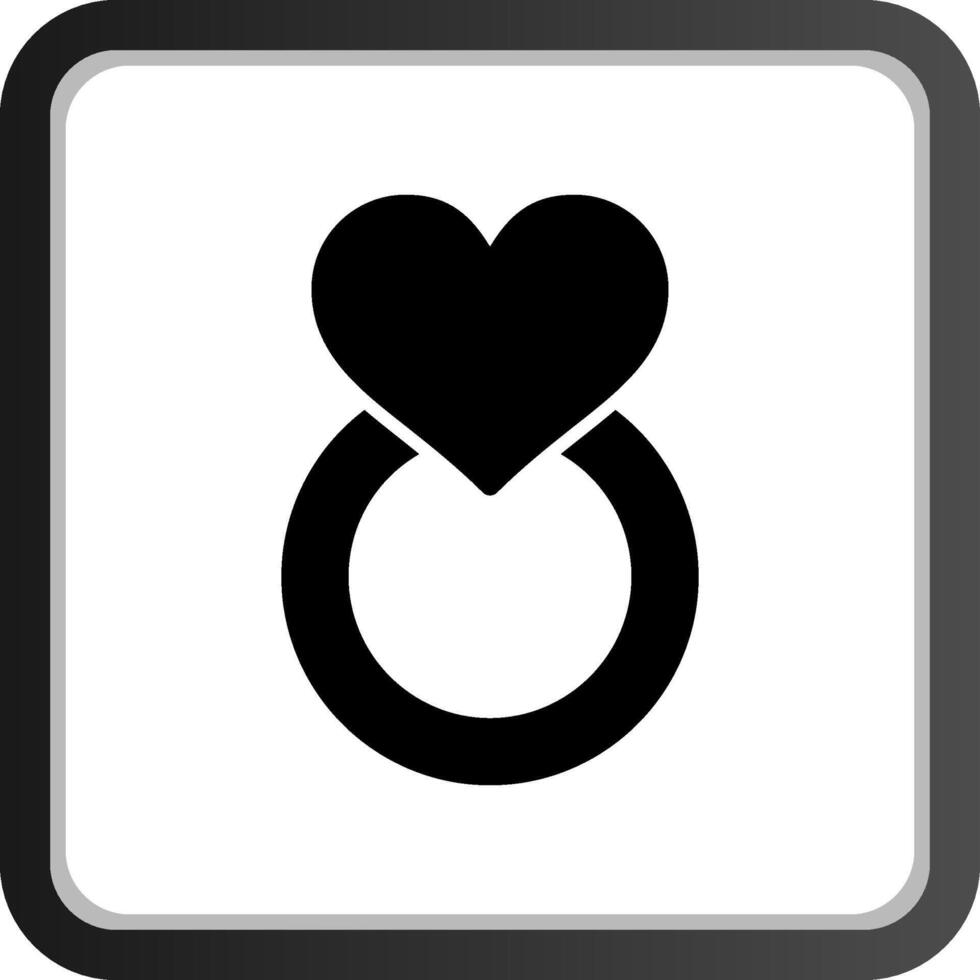 verloving ring creatief icoon ontwerp vector