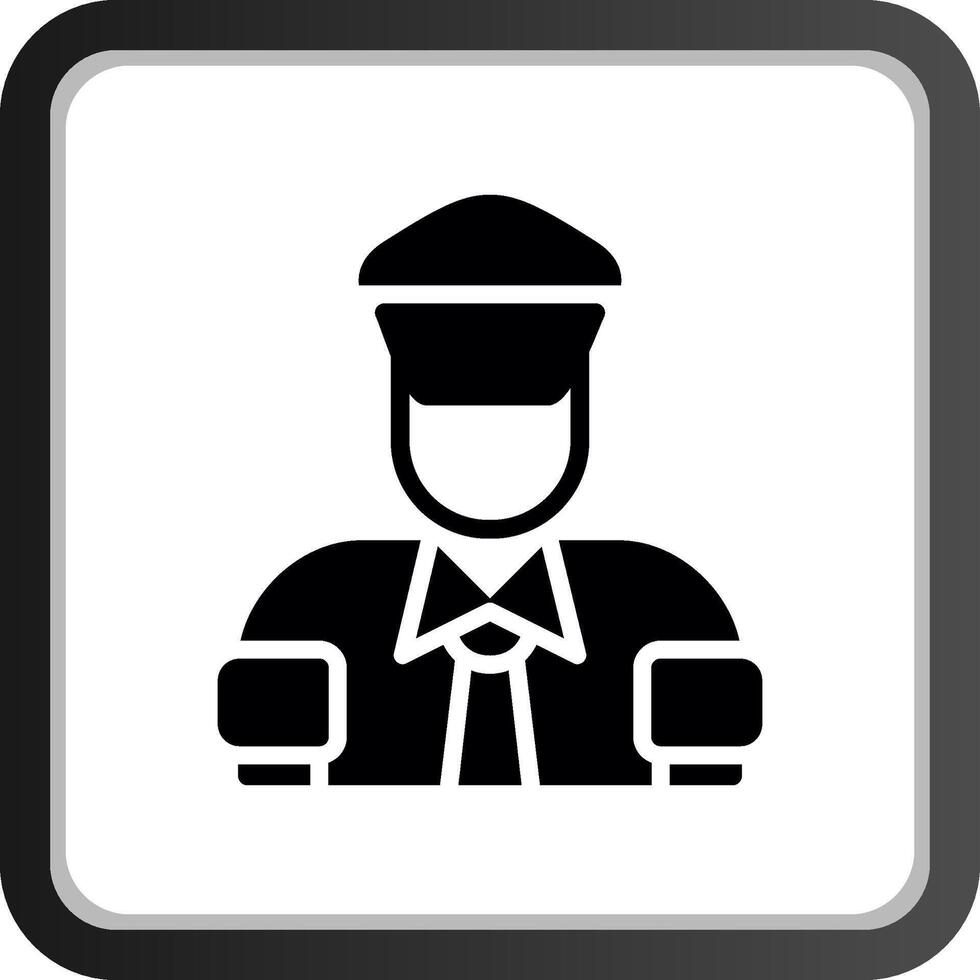 Politie creatief icoon ontwerp vector
