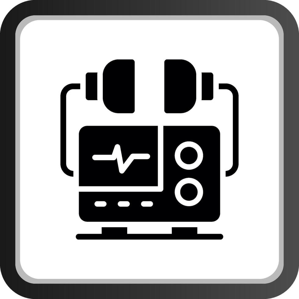 defibrillator creatief icoon ontwerp vector