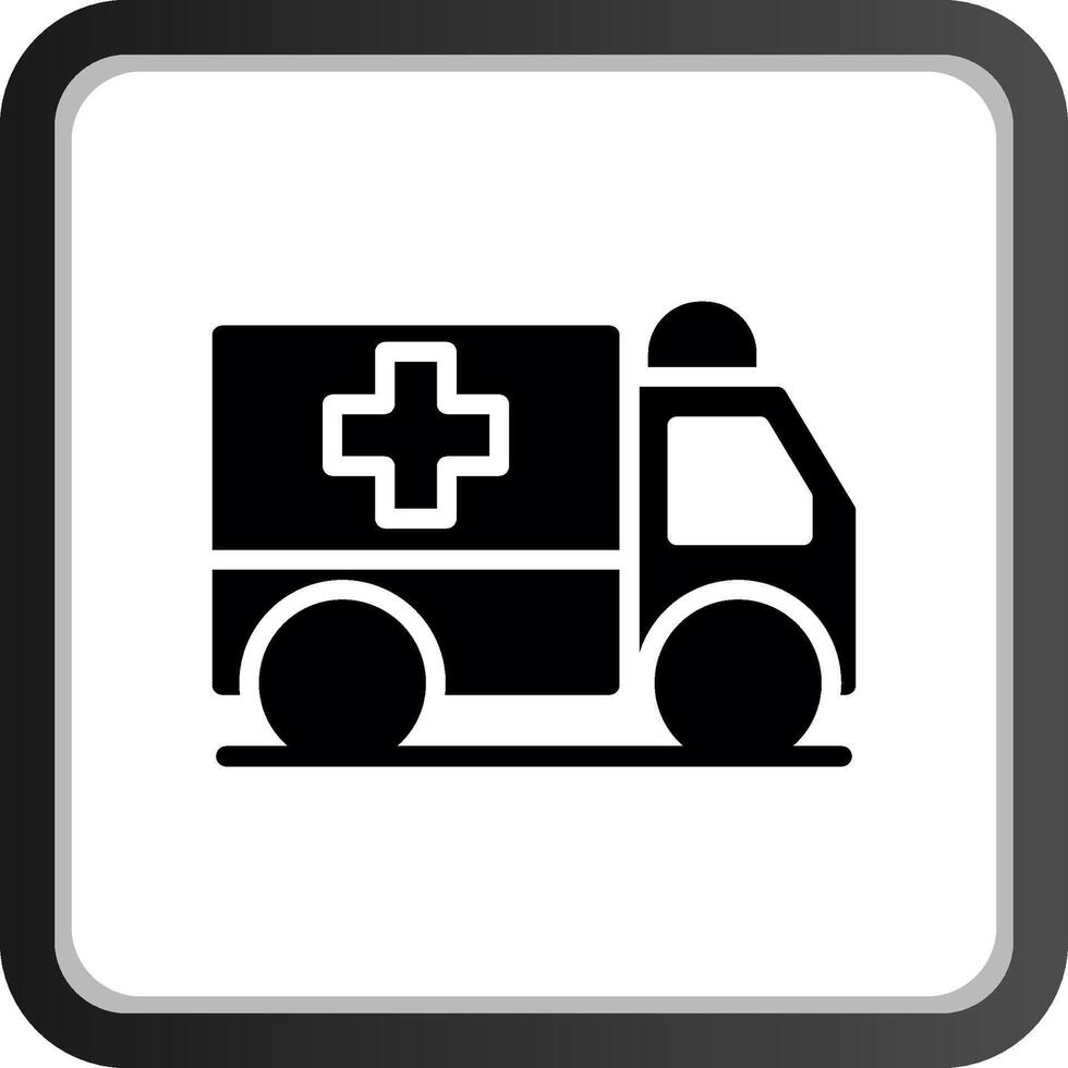 ambulance creatief icoon ontwerp vector