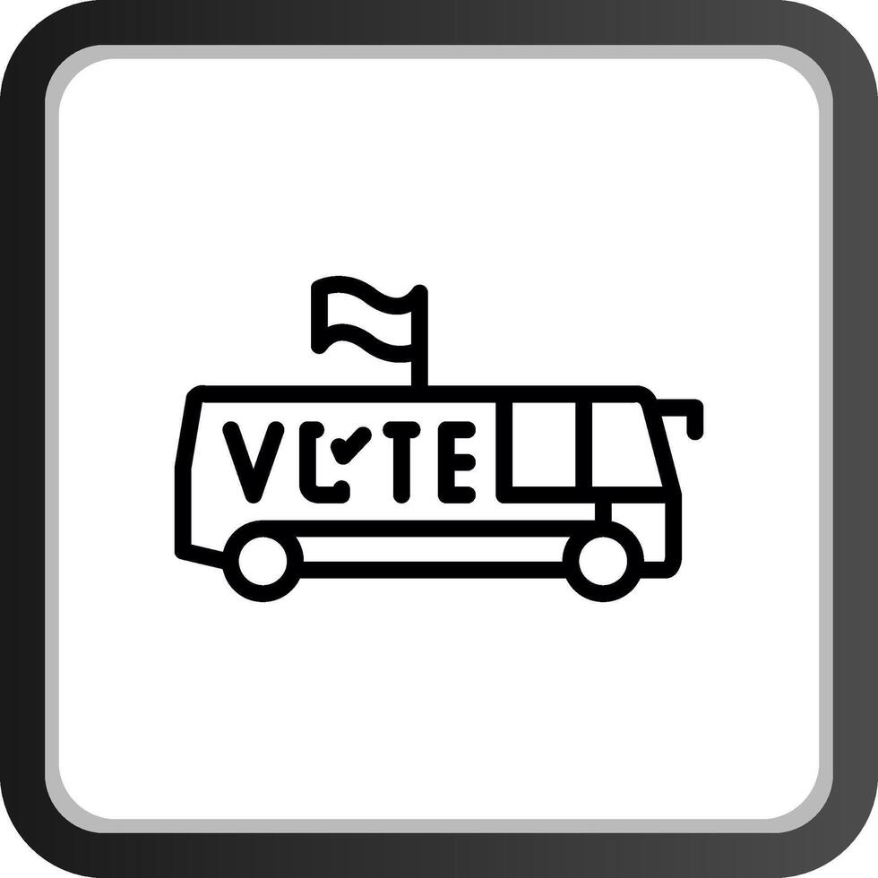 bus creatief icoon ontwerp vector