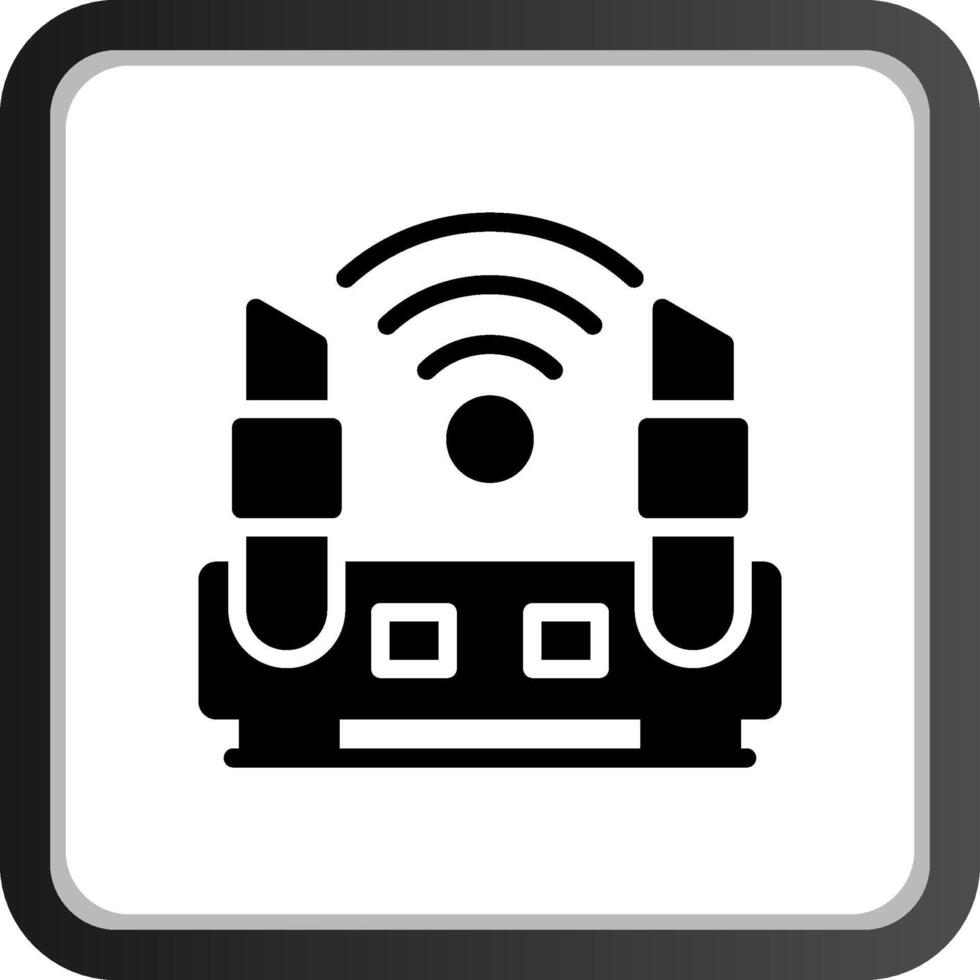 Wifi router creatief icoon ontwerp vector