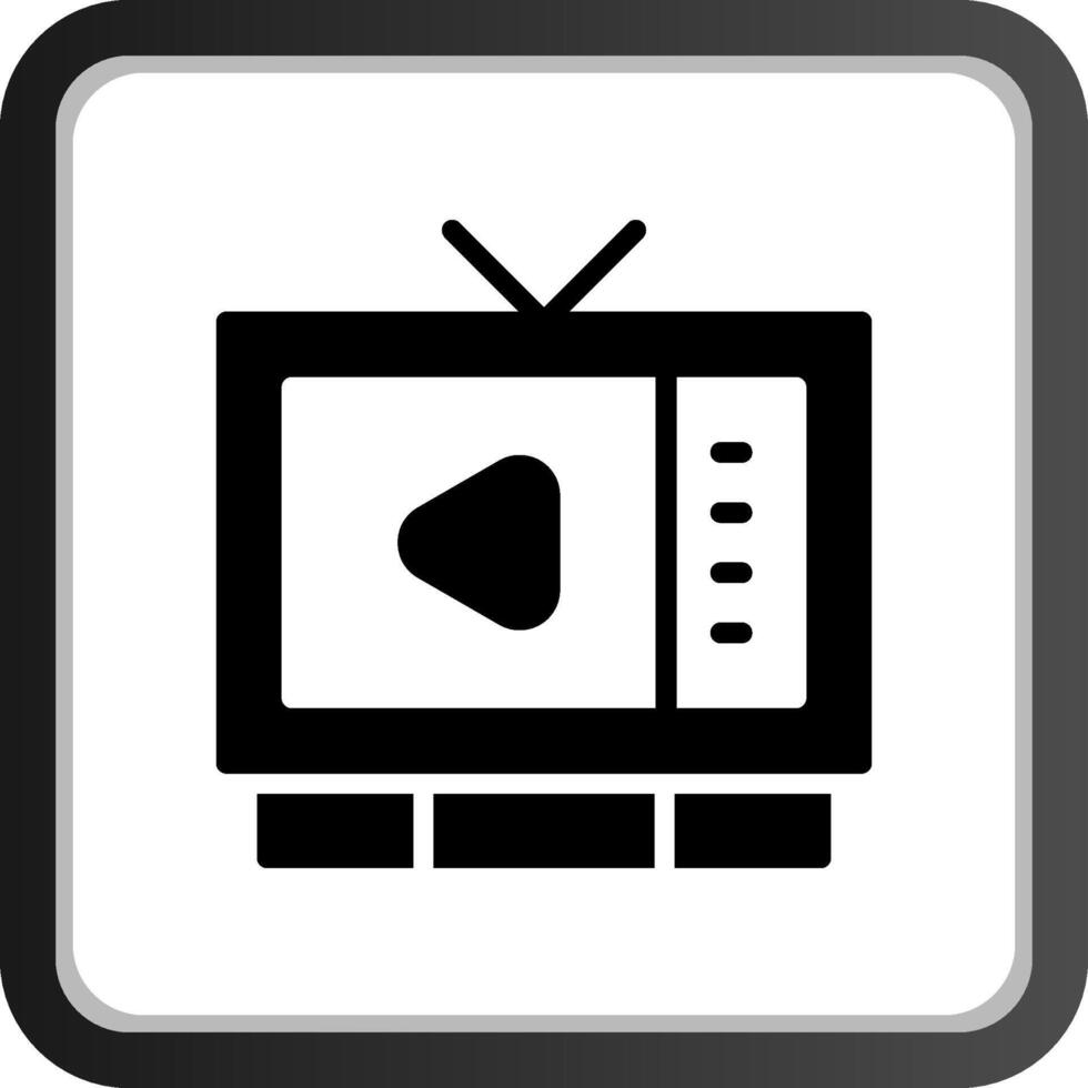 aan het kijken TV creatief icoon ontwerp vector