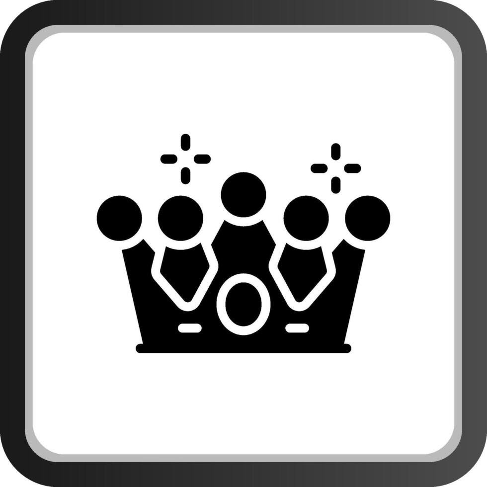 kroon creatief icoon ontwerp vector
