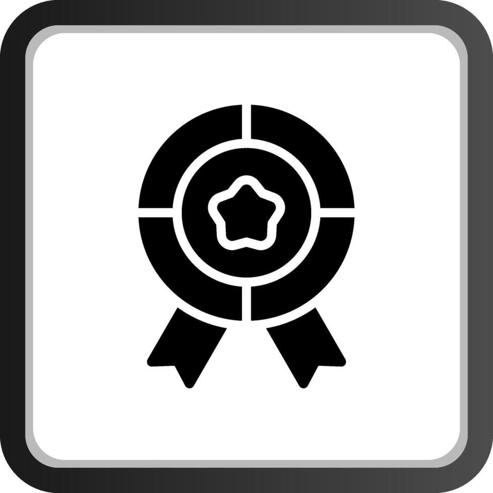 medaille prijs creatief icoon ontwerp vector