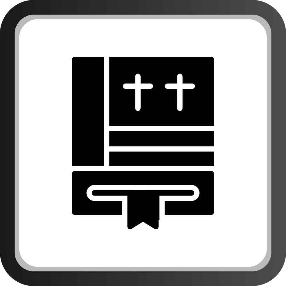 Bijbel creatief icoon ontwerp vector