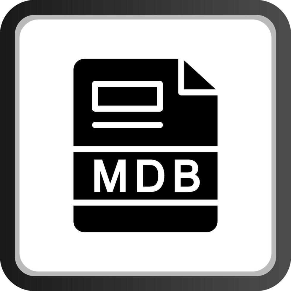 mdb creatief icoon ontwerp vector