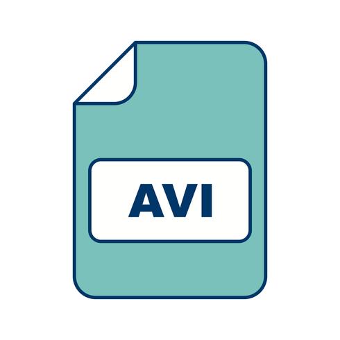 AVI Vector pictogram