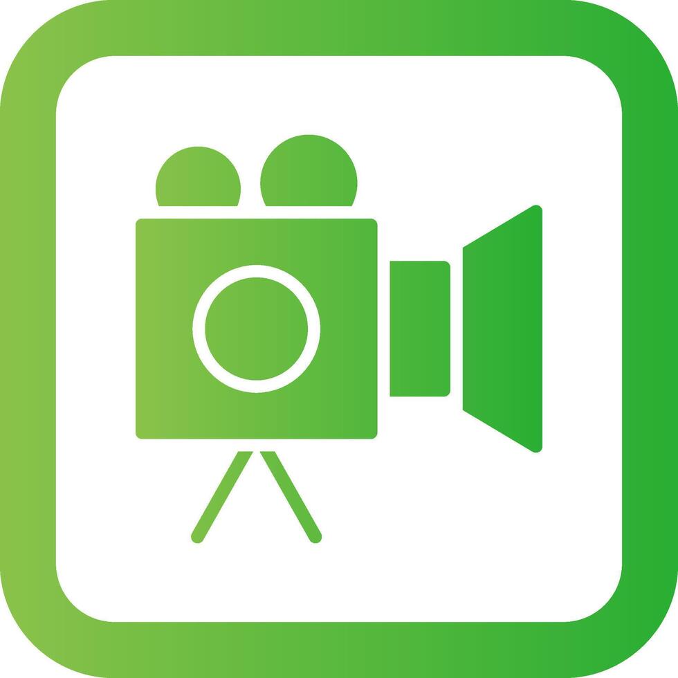 video camera creatief icoon ontwerp vector