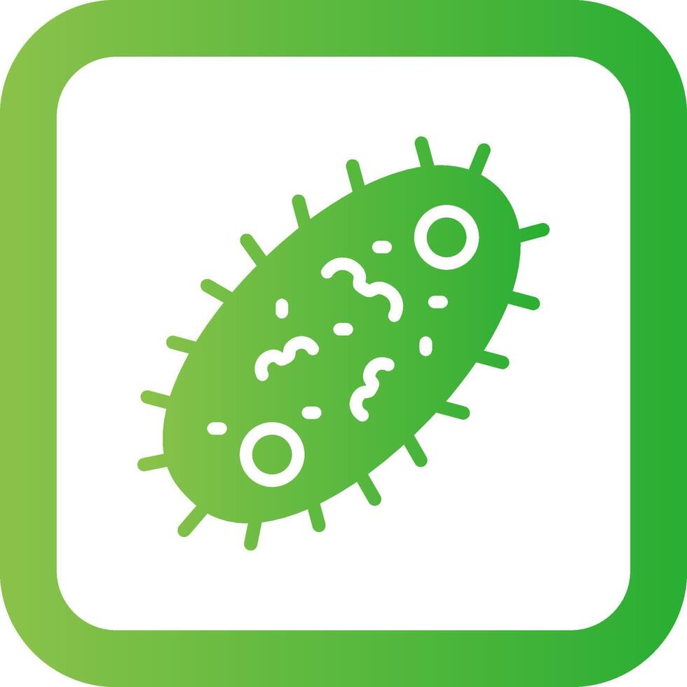 bacterie creatief icoon ontwerp vector