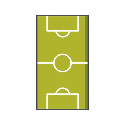 Voetbalveld Vector Icon