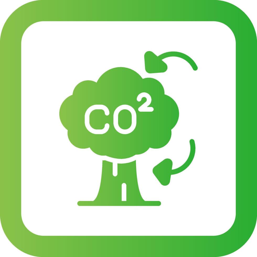 co2 creatief icoon ontwerp vector