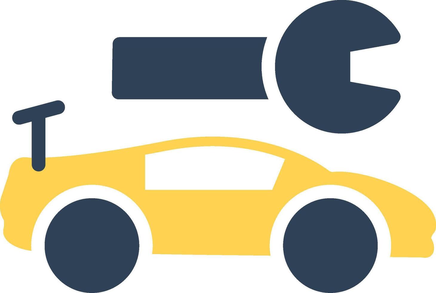 auto onderhoud creatief icoon ontwerp vector