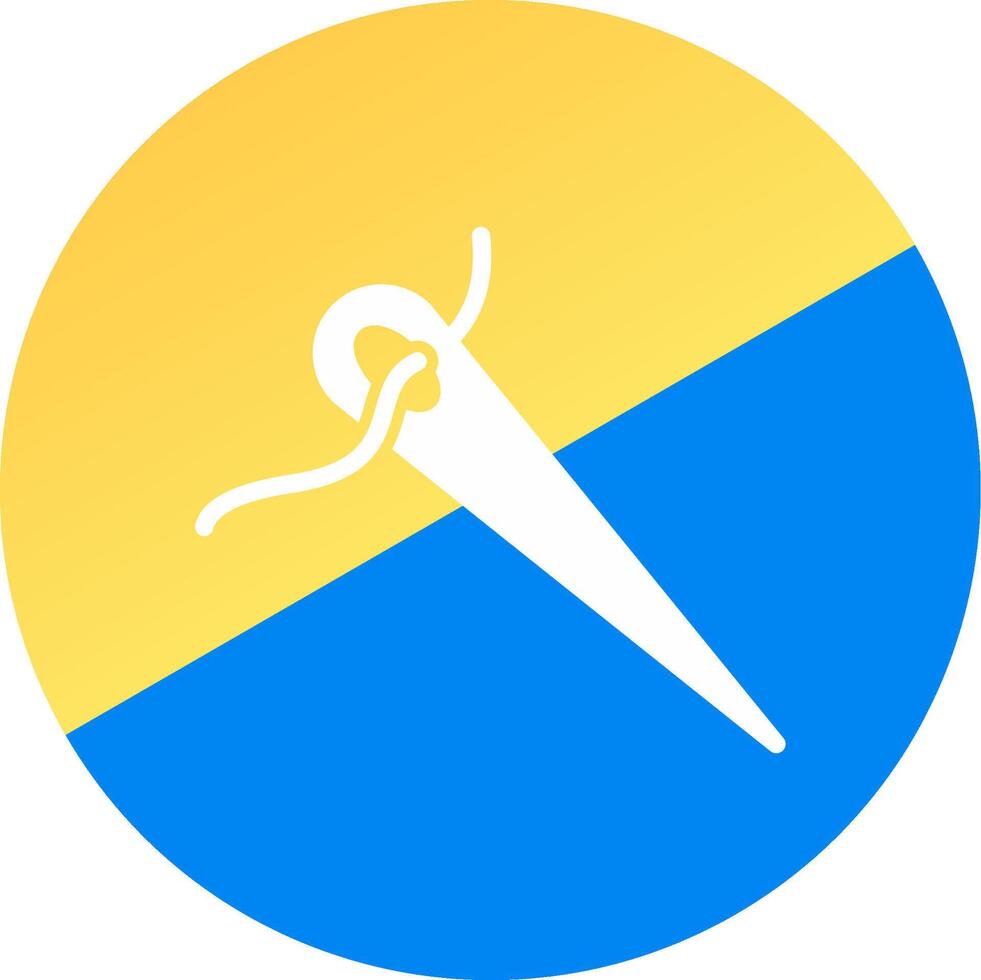 naald- creatief icoon ontwerp vector