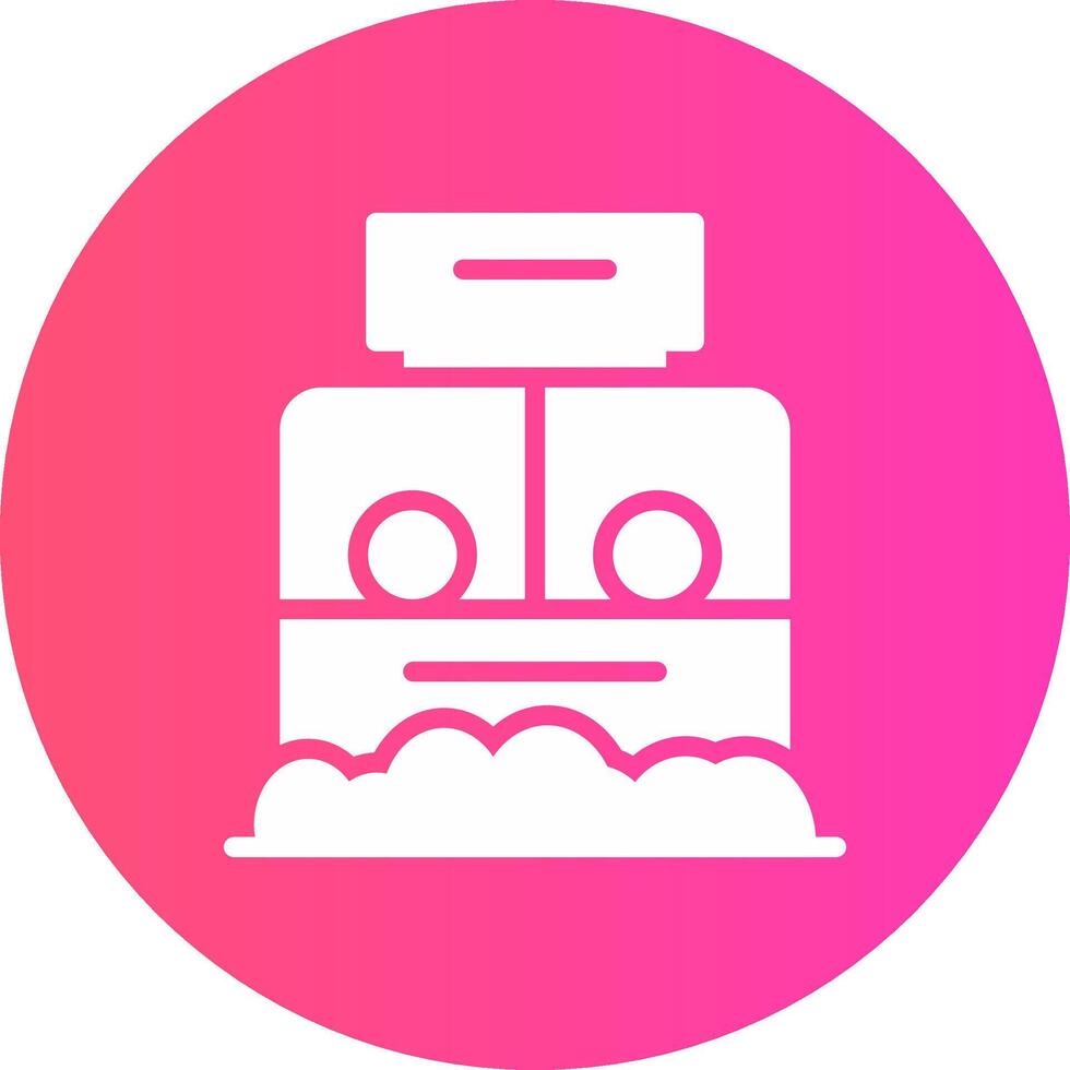 ticket doos creatief icoon ontwerp vector