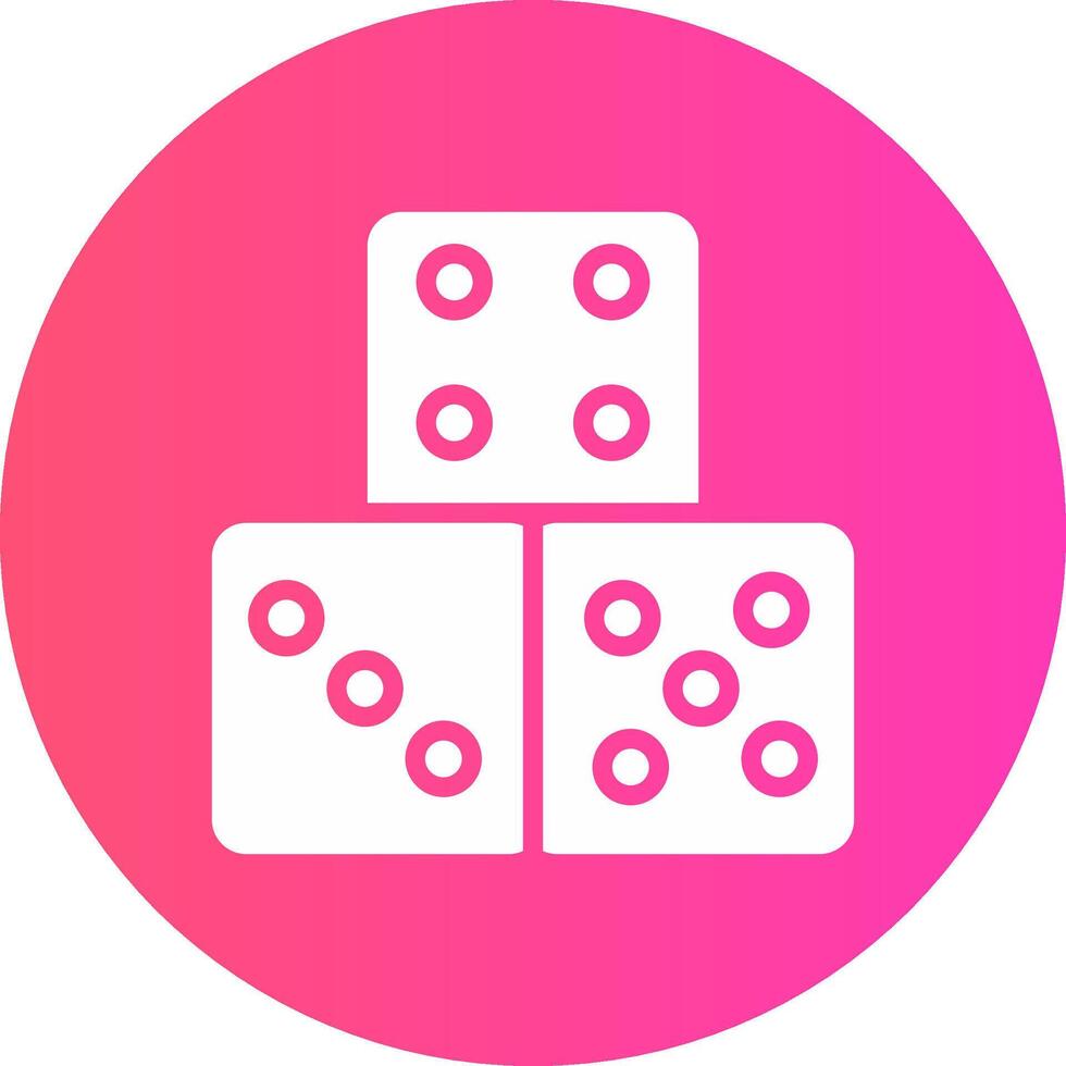 domino stuk creatief icoon ontwerp vector