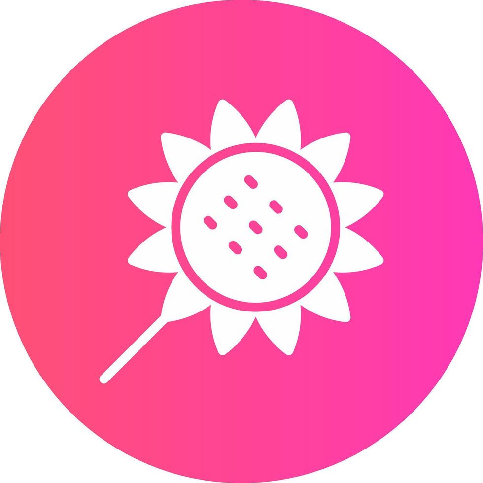 zonnebloem creatief icoon ontwerp vector