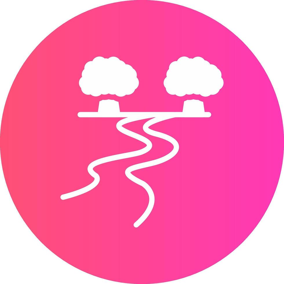 rivier- creatief icoon ontwerp vector