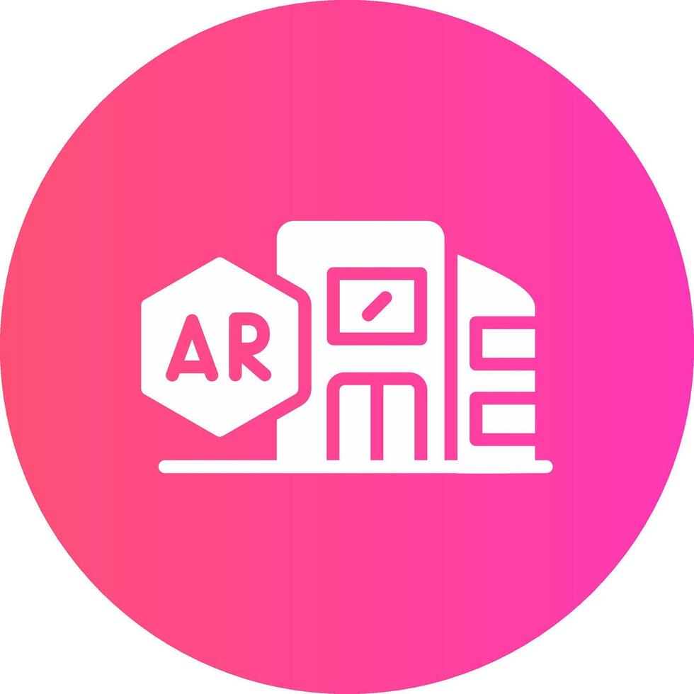 ar stad creatief icoon ontwerp vector