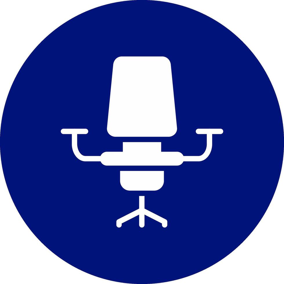 bureau stoel creatief icoon ontwerp vector
