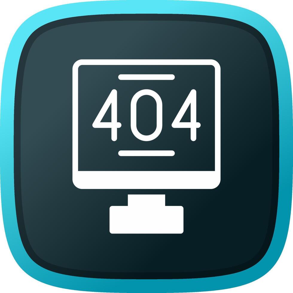fout 404 creatief icoon ontwerp vector