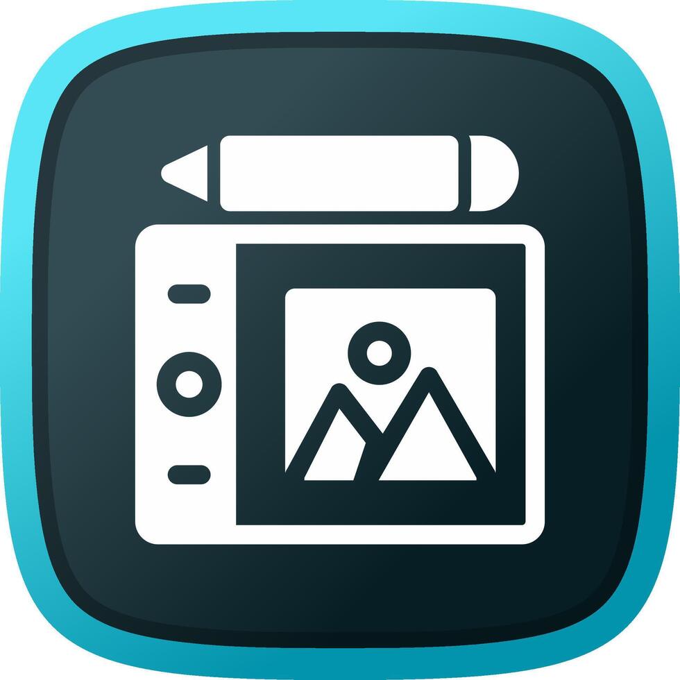 pen tablet creatief icoon ontwerp vector