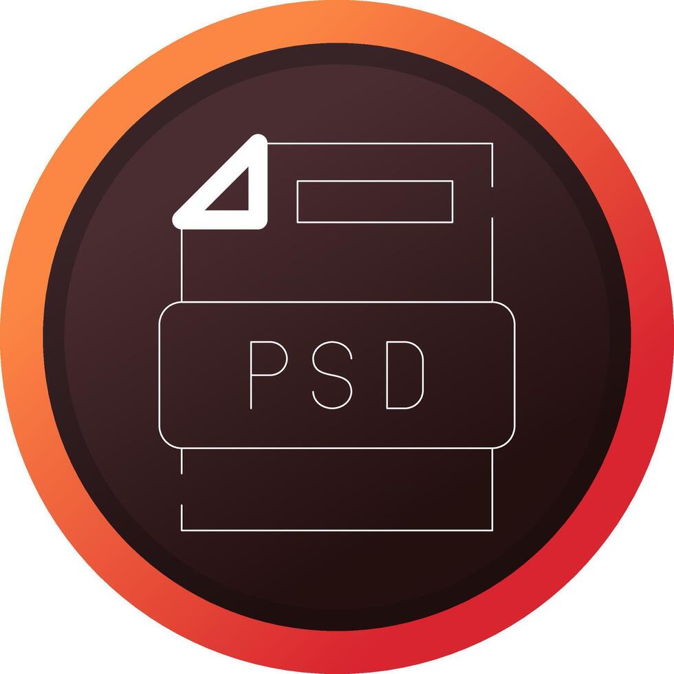 psd het dossier creatief icoon ontwerp vector