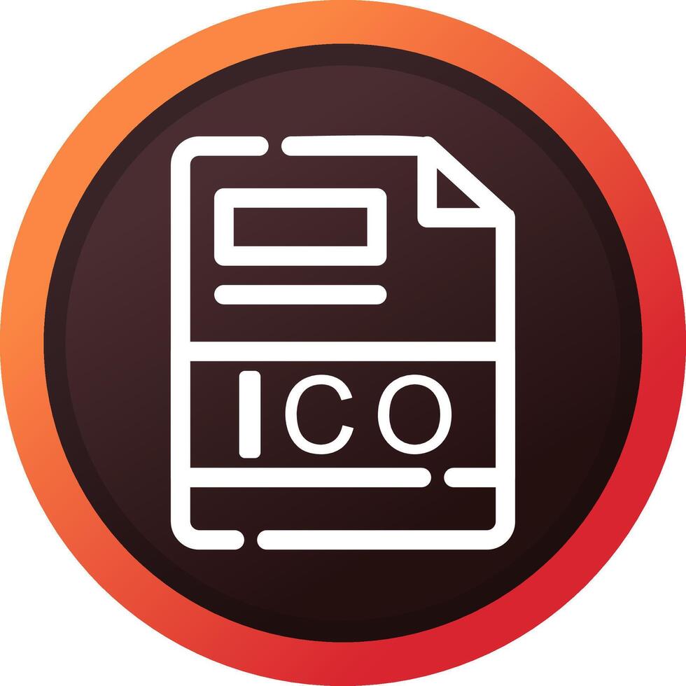 ico creatief icoon ontwerp vector