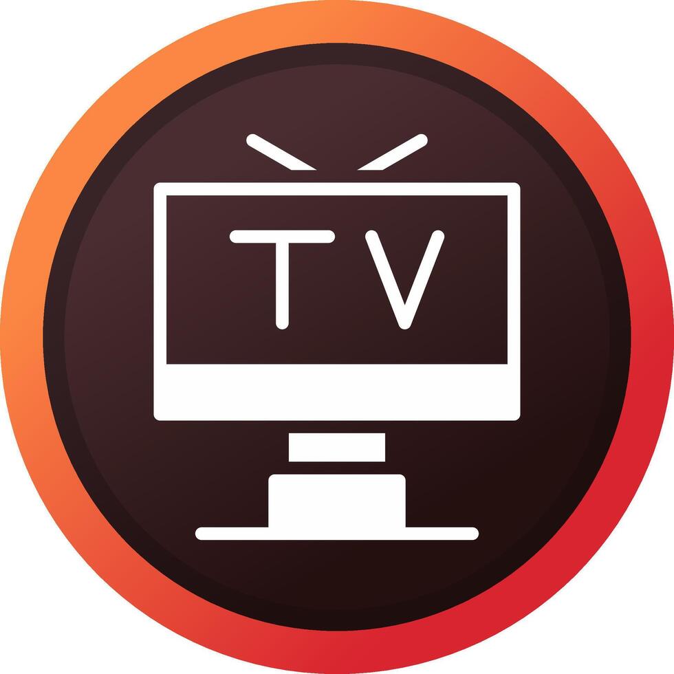 TV creatief icoon ontwerp vector