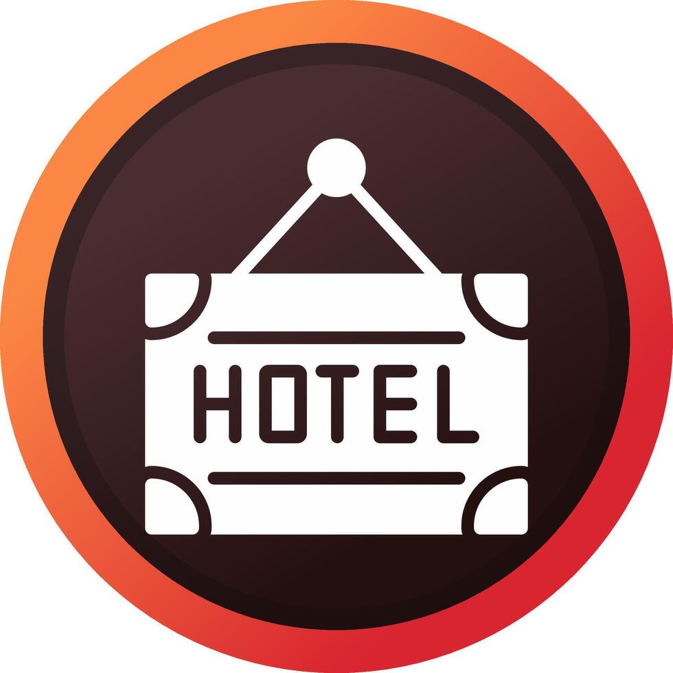 hotel creatief icoon ontwerp vector