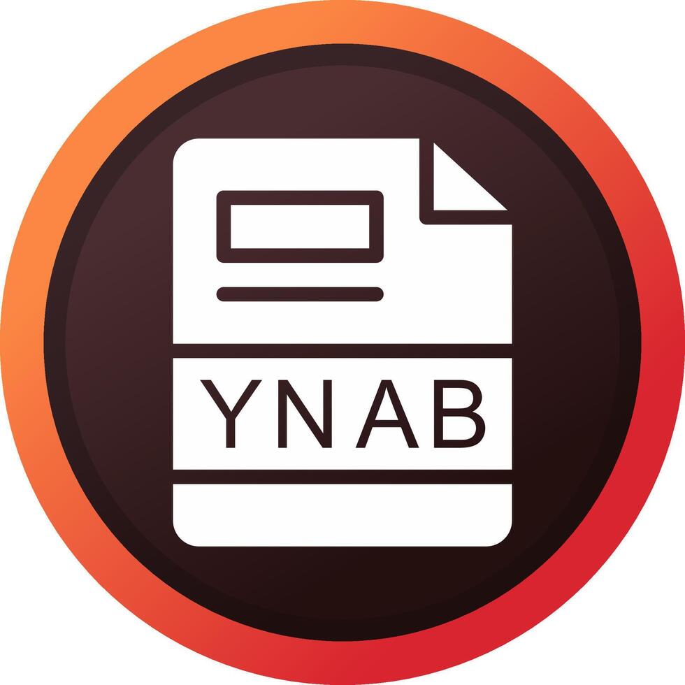 ynab creatief icoon ontwerp vector