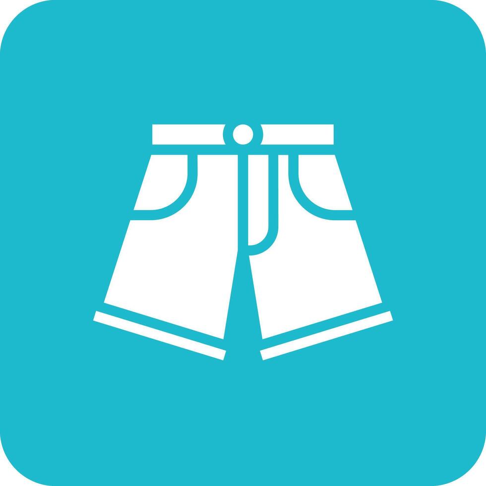 denim shorts vector icoon